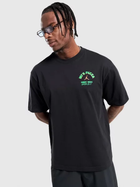 Jordan T-Shirt M J Nc Pizza Gfx Ss Crew czarna