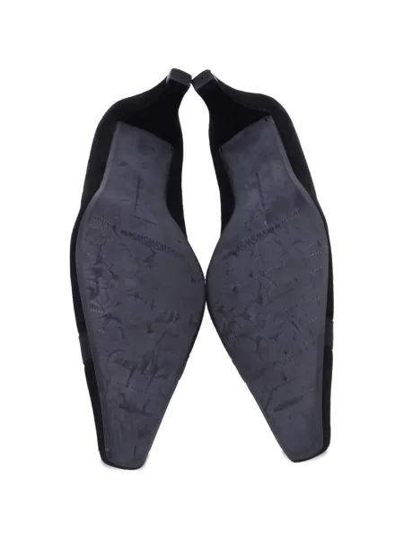 Pantofi cu toc Stuart Weitzman din piele de căprioară negru