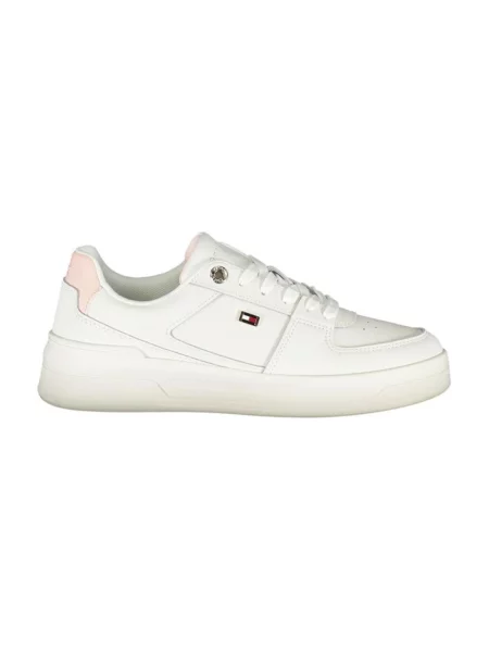 Trampki Tommy Hilfiger skórzane biznesowe białe