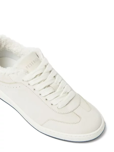 Sneakerși Peserico cu șireturi din dantelă