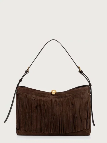 Geantă Furla Sfera Soft CN închis maro