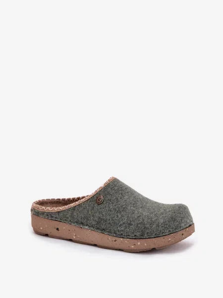 Papuci Inblu de lână maro