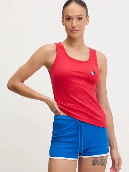 Пижама Fila дамска тъмносиньо червено