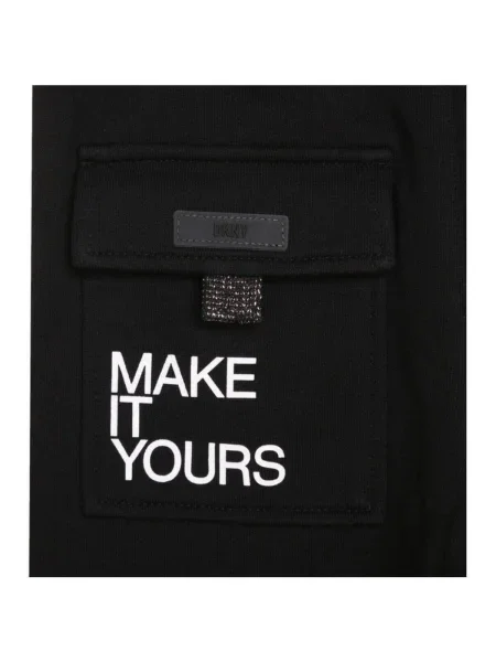 Pantaloni copii Dkny negru