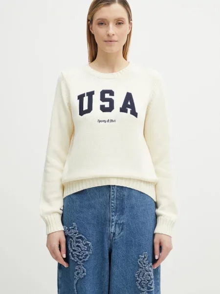Sporty & Rich pulover de USA Knitted