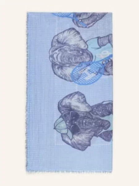 Šál Hemisphere modrý