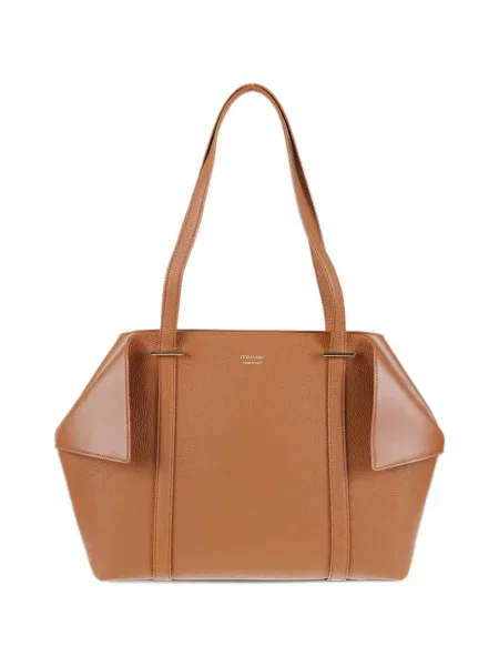 Shopper torbica Ferragamo smeđa
