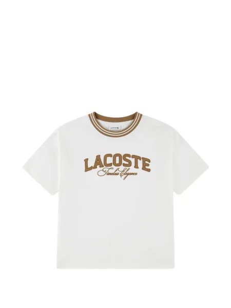 Koszulka dziecięca Lacoste biała