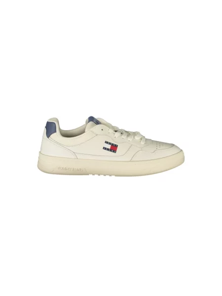 Sneakersy Tommy Hilfiger skórzane beżowe