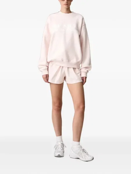 Pulover Sporty & Rich cu imagine roz