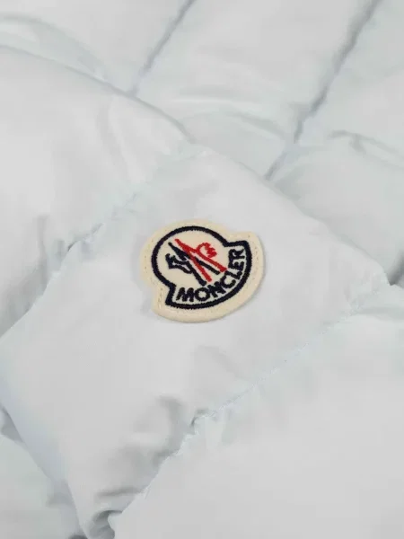 Kurtka dziecięca Moncler Enfant niebieska
