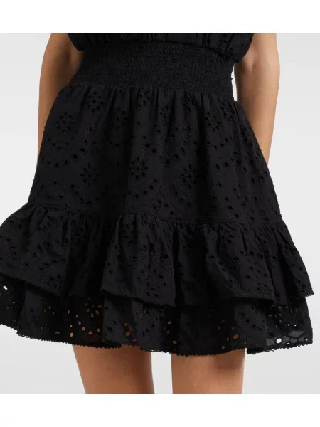 Rochie Poupette St Barth cu volane negru