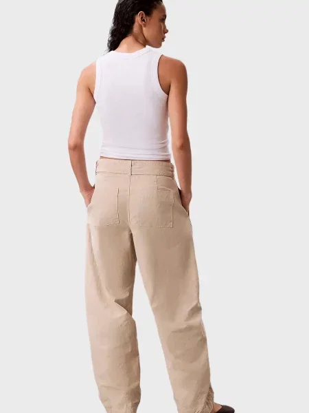 Брюки Calvin Klein Jeans бежевые