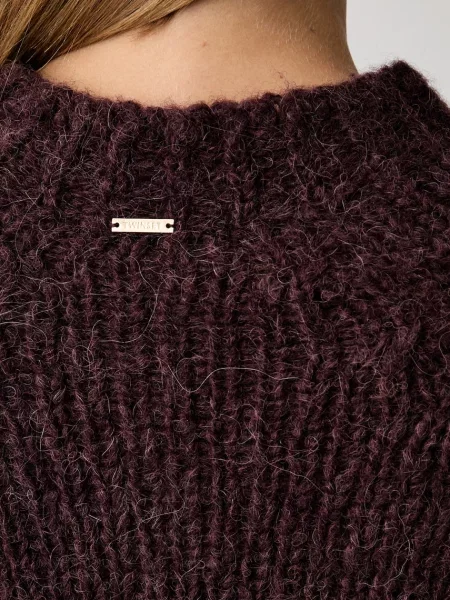 Twinset női pulóver gyapjúval