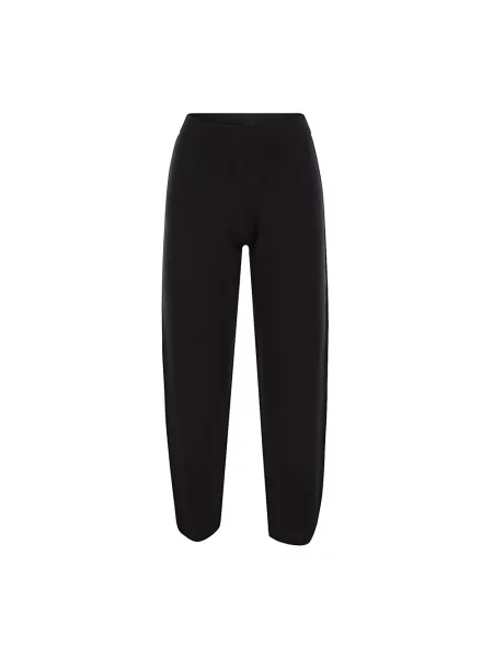 Dzianinowe spodnie Max Mara czarne