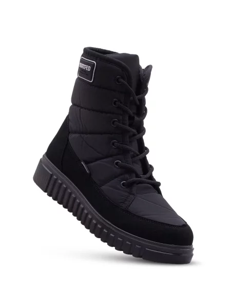 Buty zimowe śniegowce PROGRESS czarne