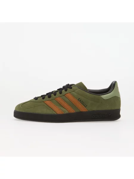 Sneakers adidas Gazelle Indoor Wild Pine/ Dusky Bronze/ Core Black EUR 44 negru