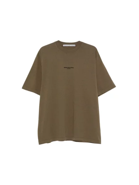 Koszulka Alexander Wang z logo zielona
