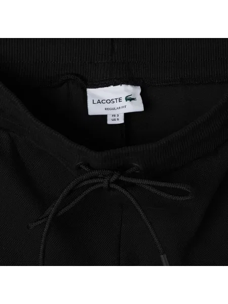 Lacoste Spodnie Dresowe O Regularnym Kroju czarny