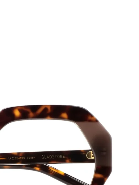 Ochelari de soare Kaleos cu imprimeu geometric maro
