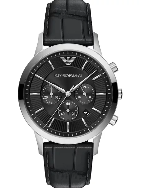Emporio Armani zegarek Iconico czarny