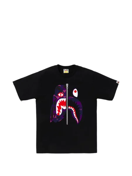 Tricou A Bathing Ape® cu imagine negru