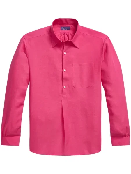 Lung cămașă Ralph Lauren Purple Label violet