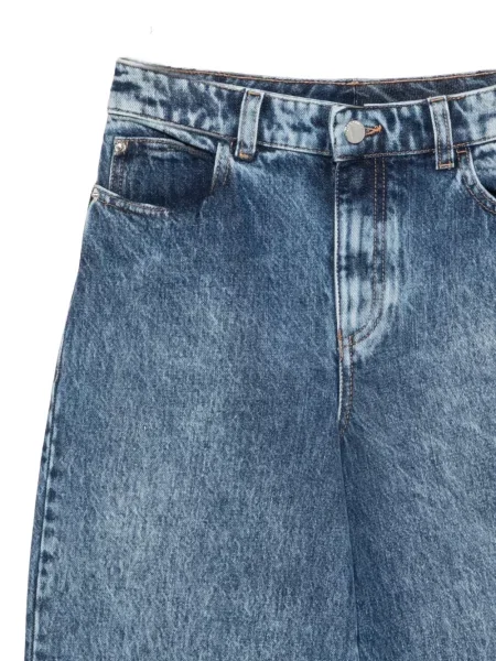 Blugi drepți Emporio Armani albastru