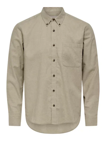 Only & Sons Cămașă ONSJupiter kitt alb