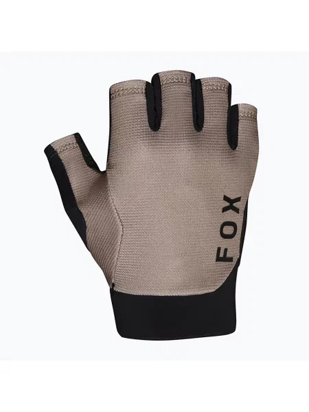 Cyklistické rukavice Fox Racing Ranger Gel Short sand hnědé