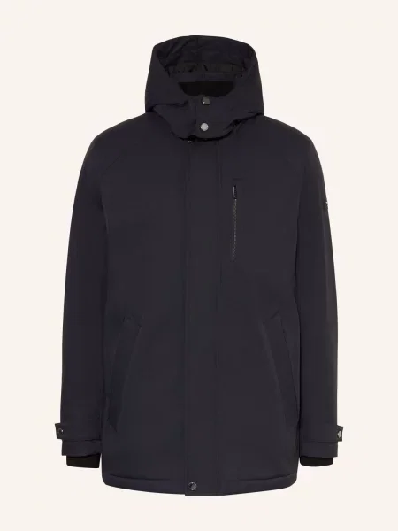 Bugatti Parka S Odnímatelnou Kapucí černá