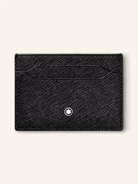 Montblanc Etui Na Karty Ze Skóry Saffiano Sartorial schwarz czarny