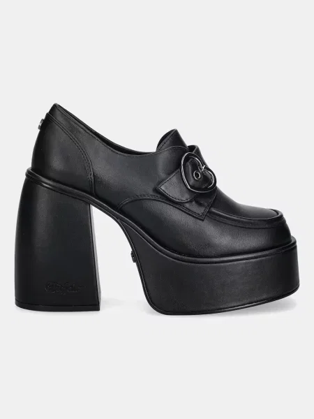 Туфлі Buffalo Heart Monk блок чорний