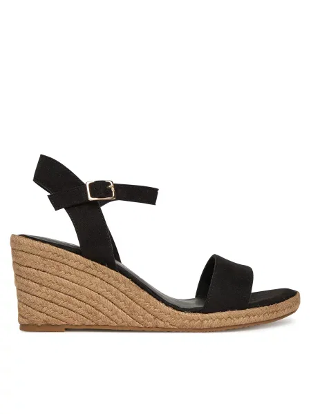 Espadrile Tamaris črna