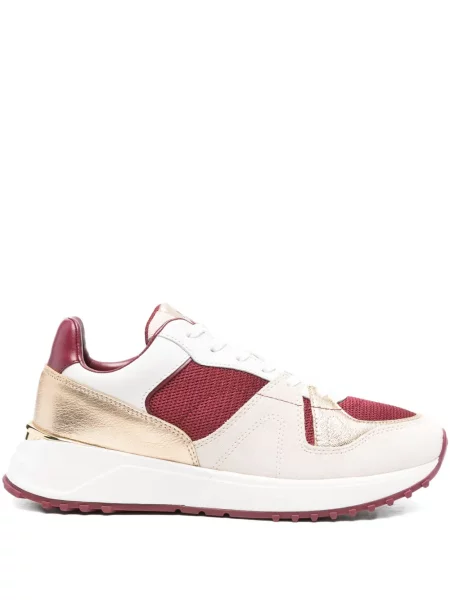 Portofel Michael Michael Kors cu imprimeu geometric roșu