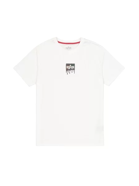 ALPHA INDUSTRIES Tricou negru alb