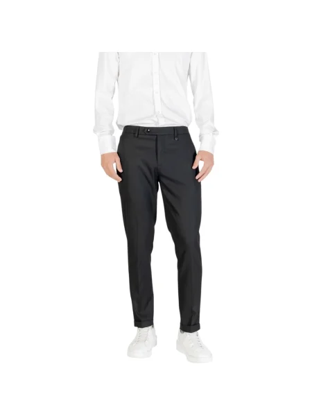 Cropp pantaloni Antony Morato din țesătură twill negru