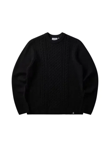 Sweter Carhartt Wip wełniany czarny