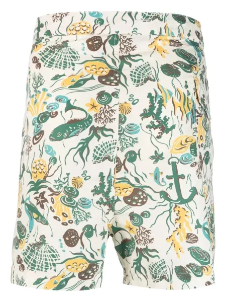 Odgovarati bermuda kratke hlače Polo Ralph Lauren karirane s printom zelena