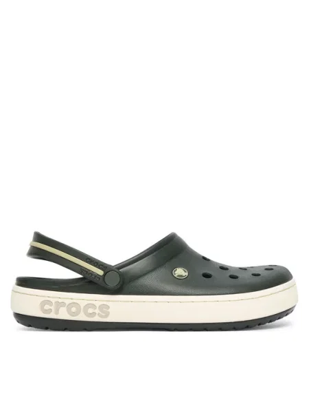 Crocs Чехли Crocband Heritage Clog зелен