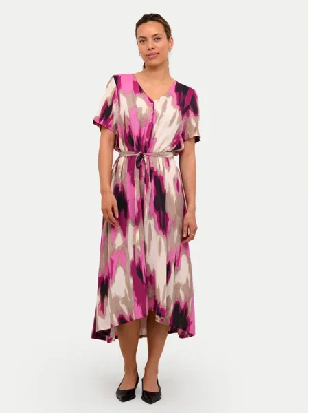 Kaffe Рокля тип риза Beathe розов