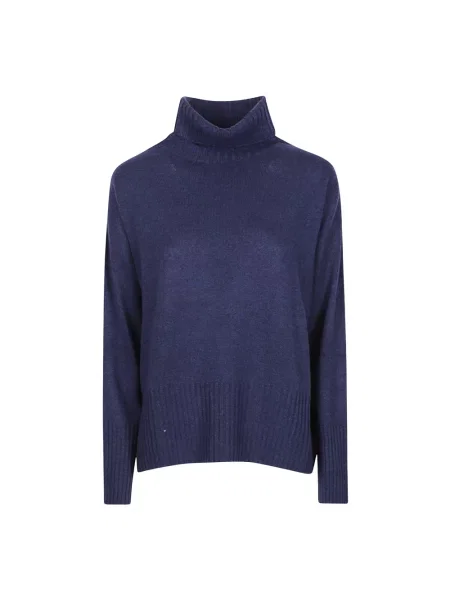 Sweter z golfem Aragona niebieski