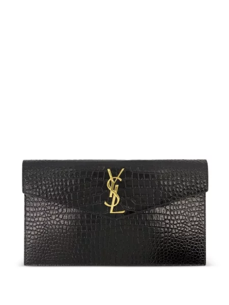 Clutch torbica Saint Laurent crna