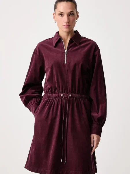 Marc O'Polo rochie din catifea reiată