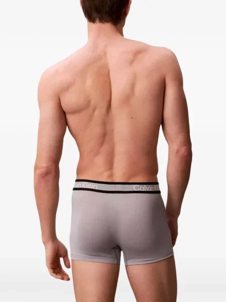 Boxeri Calvin Klein Underwear cu autograf gri