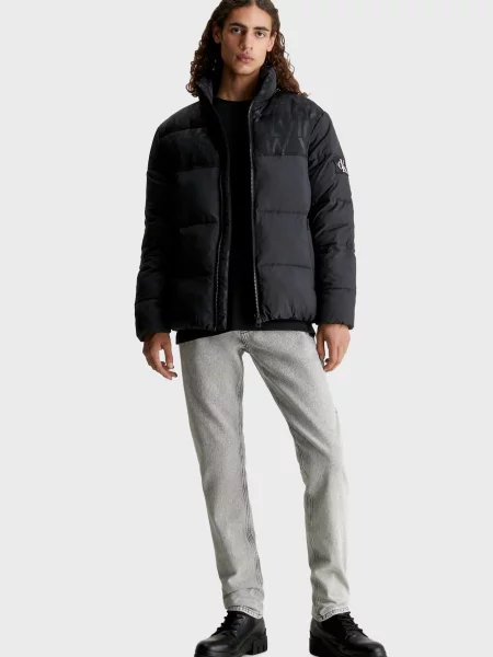 Прямі джинси Calvin Klein Jeans сірі