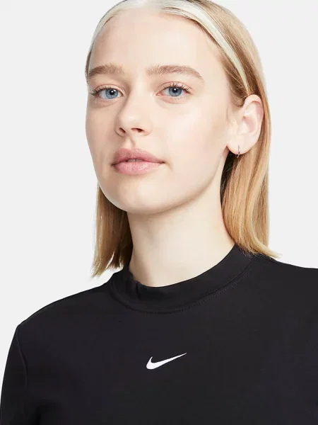 NIKE Сукня міді Без підкладки чорний