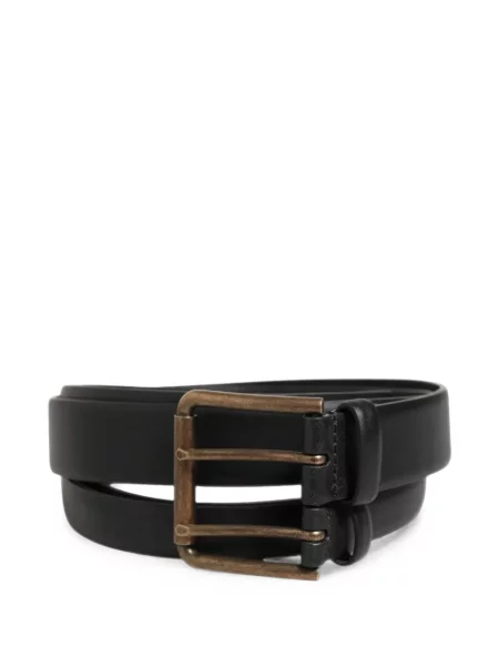 Cu centură curea Dolce & Gabbana din piele cu bretele negru