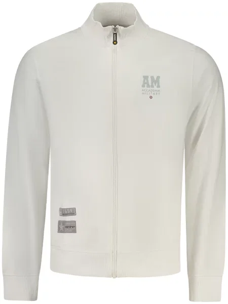 Pulover s kapuco z zadrgo Accademia Militare bela