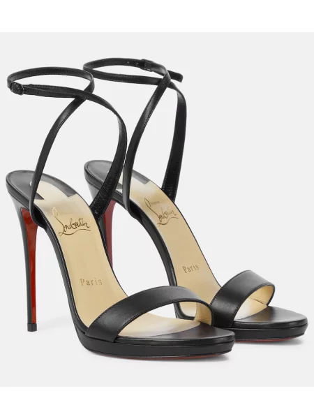 Sandale Christian Louboutin din piele negru